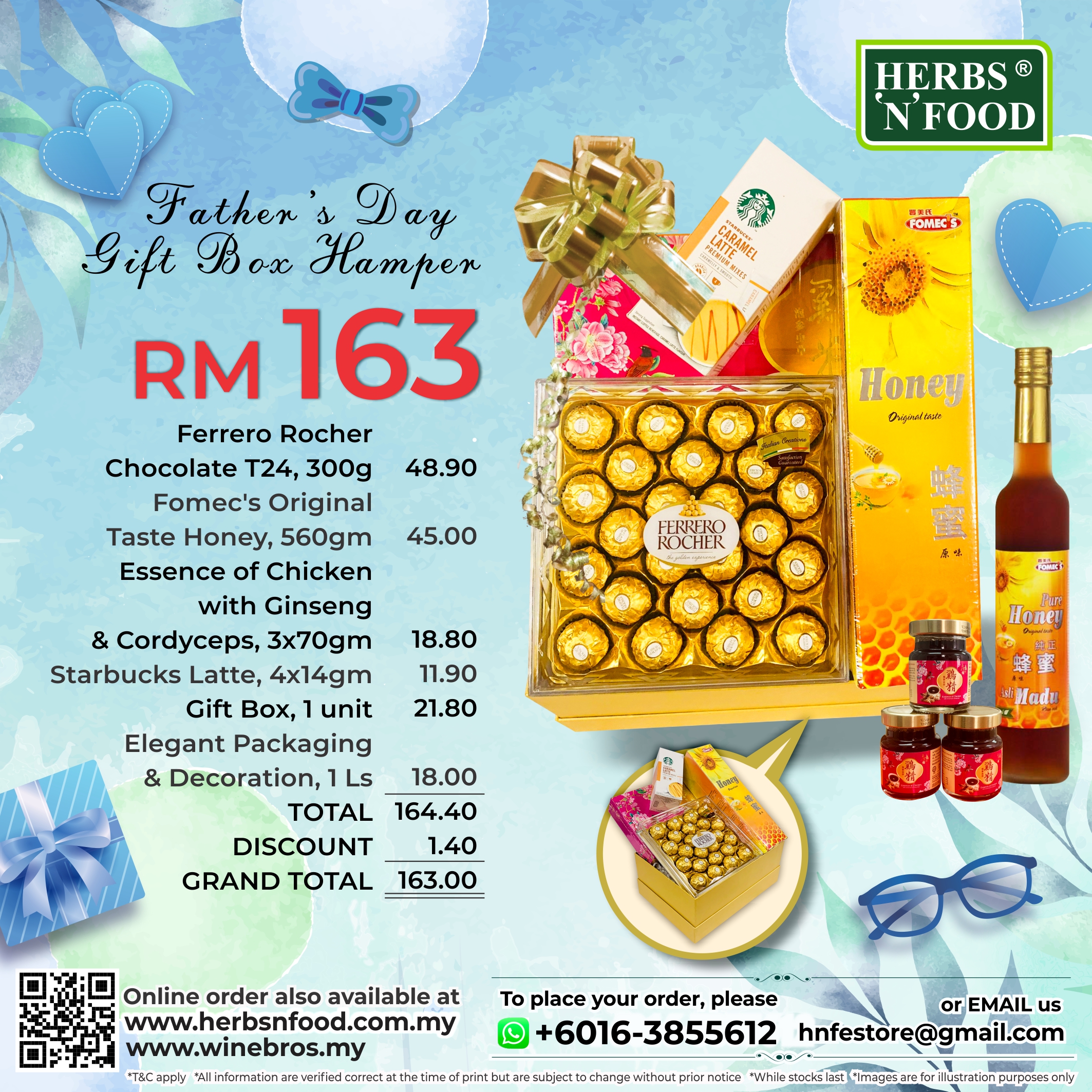 HNF FATHER'S DAY GIFT BOX HAMPER RM163